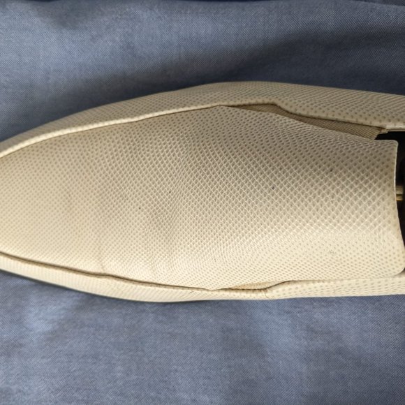 Cole-Haan G Series Pebbled Leather White Slip-On Dress Shoes main image 6